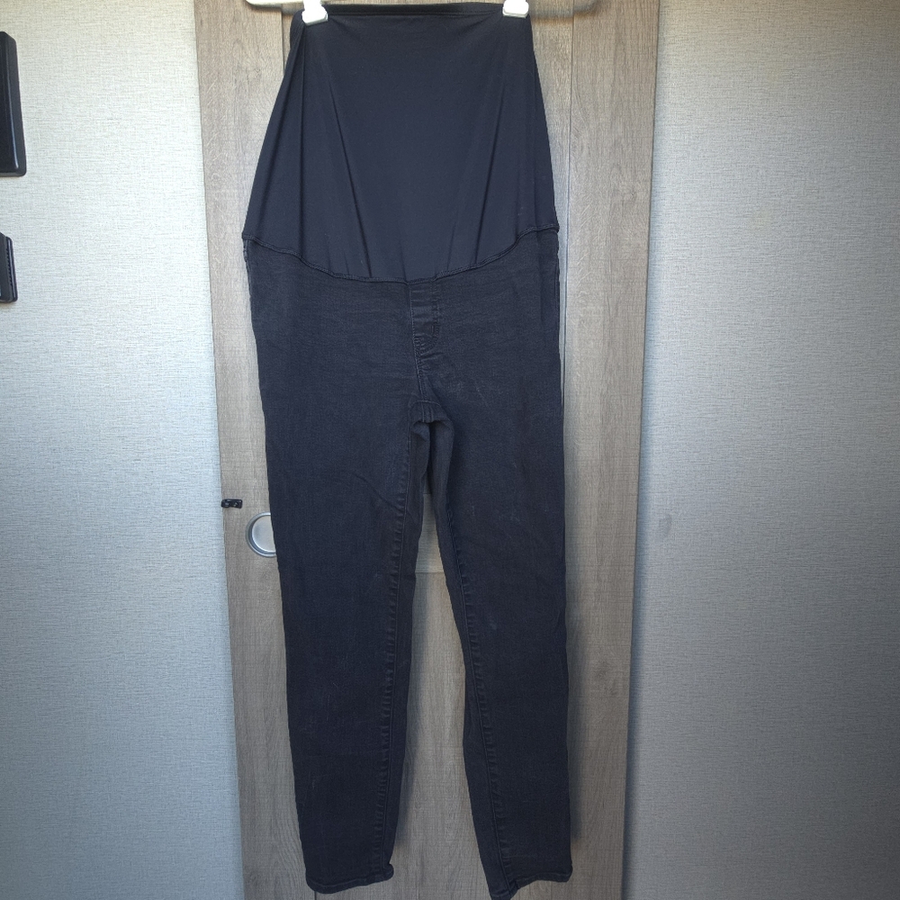 J Crew Black Maternity Jeans Panel Size 30